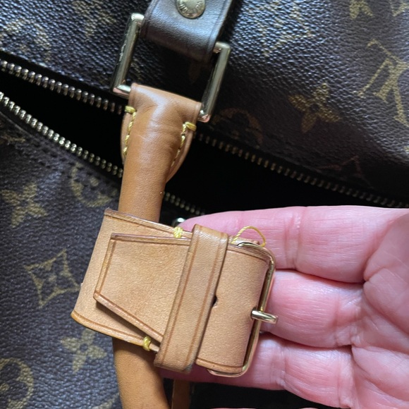 Louis Vuitton Keep-all 55 Monogram Brown Travel Bag VINTAGE 2002 - Picture 9 of 13